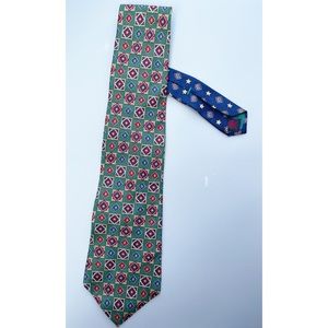 Vintage Tommy Hilfiger Geometric Print Silk Tie
